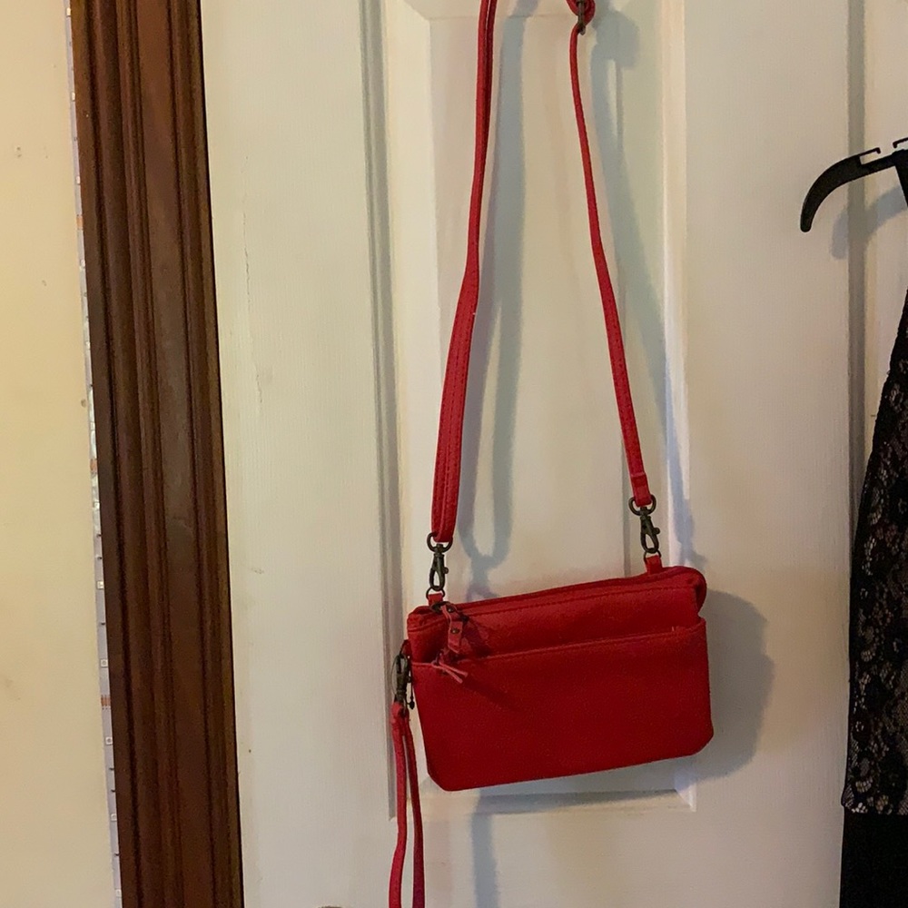 Red mini purse never used